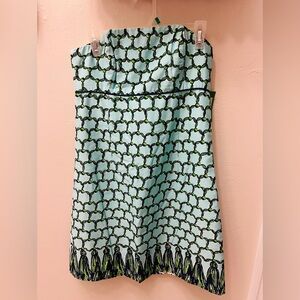 💚Lilly Pulitzer💚#Aqua and Black Geometric Dress